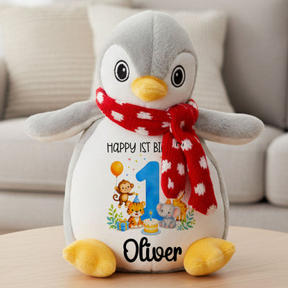 penguin teddy personalised teddy bear