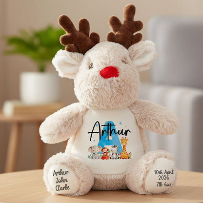 reindeer teddy personalised teddy bear