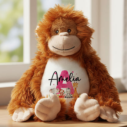orangutan teddy personalised teddy bear