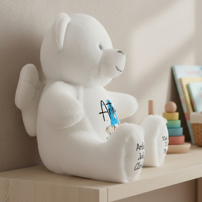 angel bear teddy personalised teddy bear