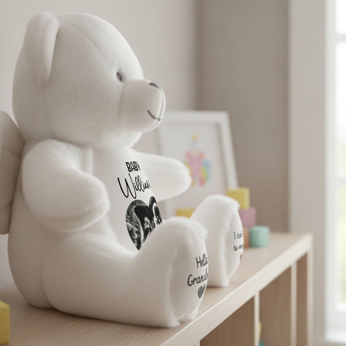 angel bear teddy personalised teddy bear
