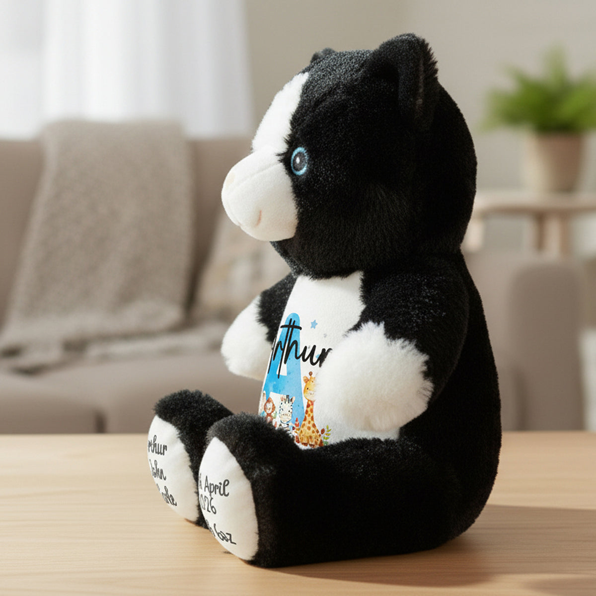 cat teddy personalised teddy bear