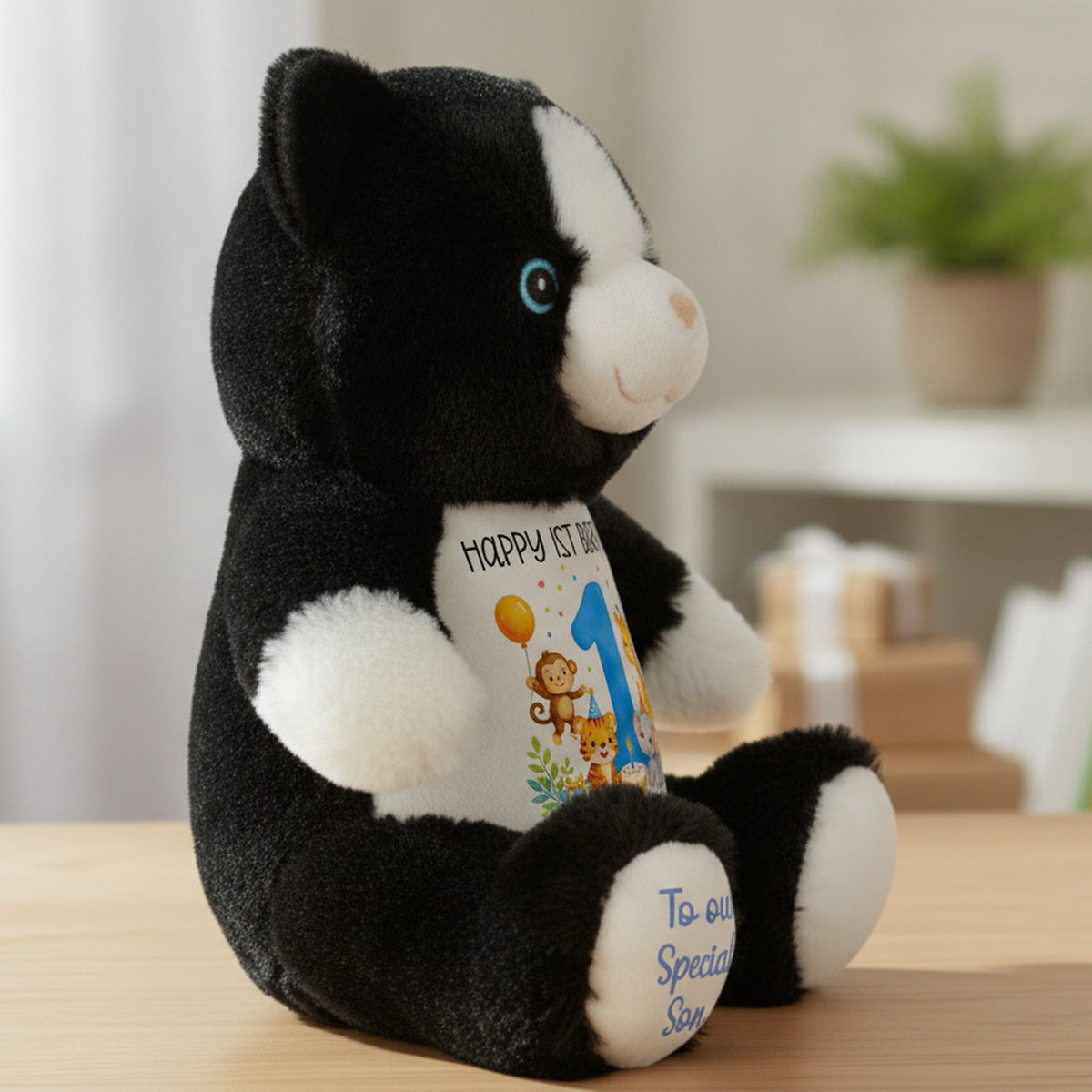 cat teddy personalised teddy bear