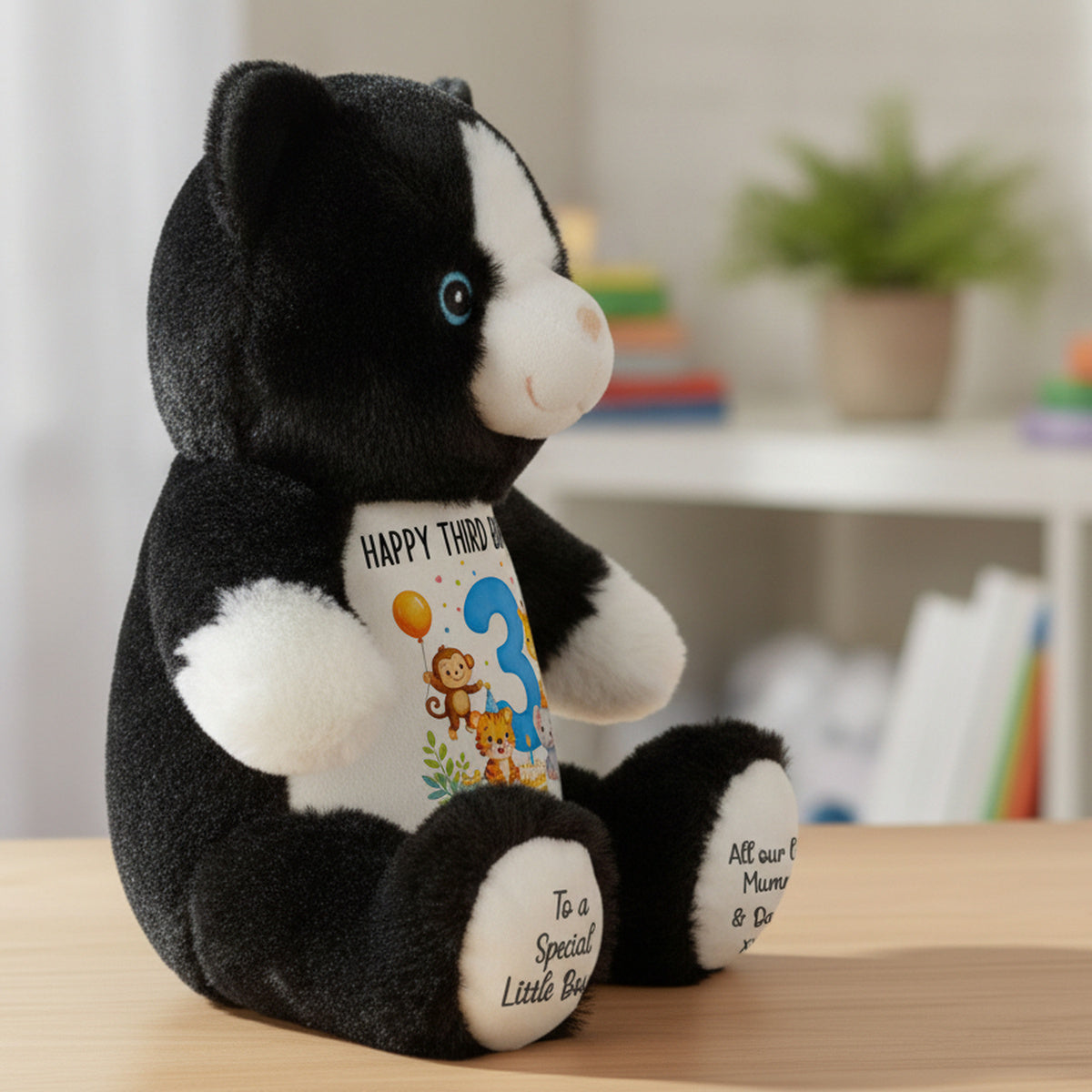cat teddy personalised teddy bear