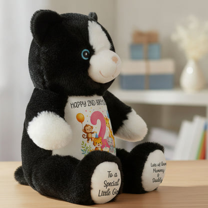 cat teddy personalised teddy bear