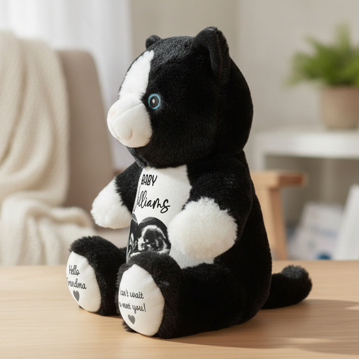cat teddy personalised teddy bear