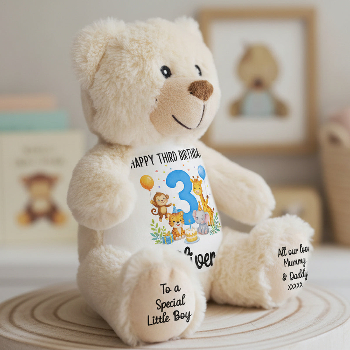 classic teddy bear personalised teddy bear