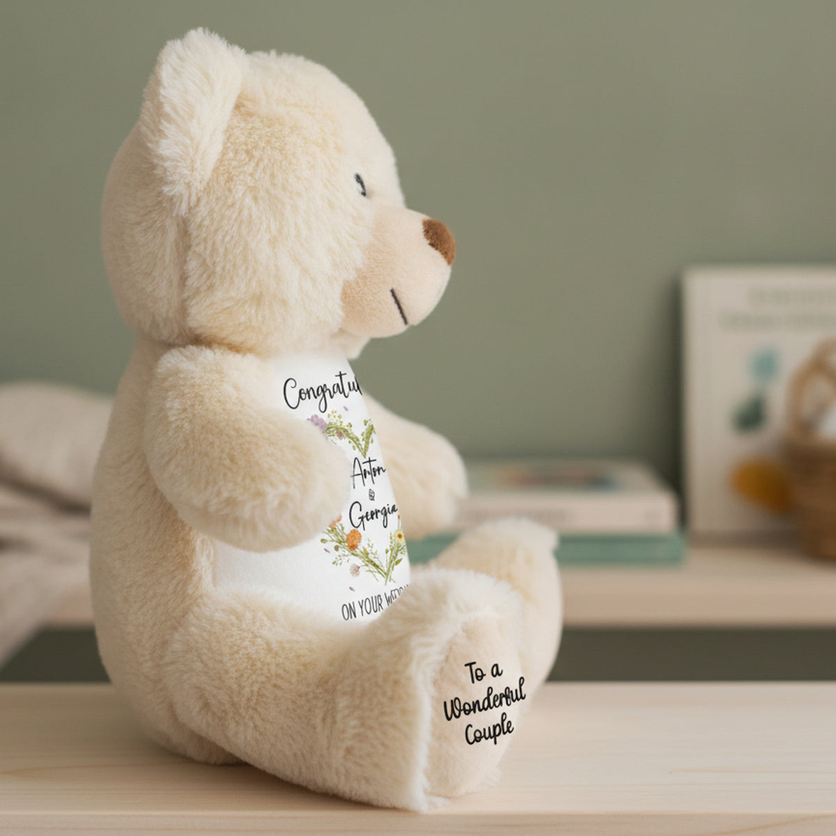 classic teddy bear personalised teddy bear