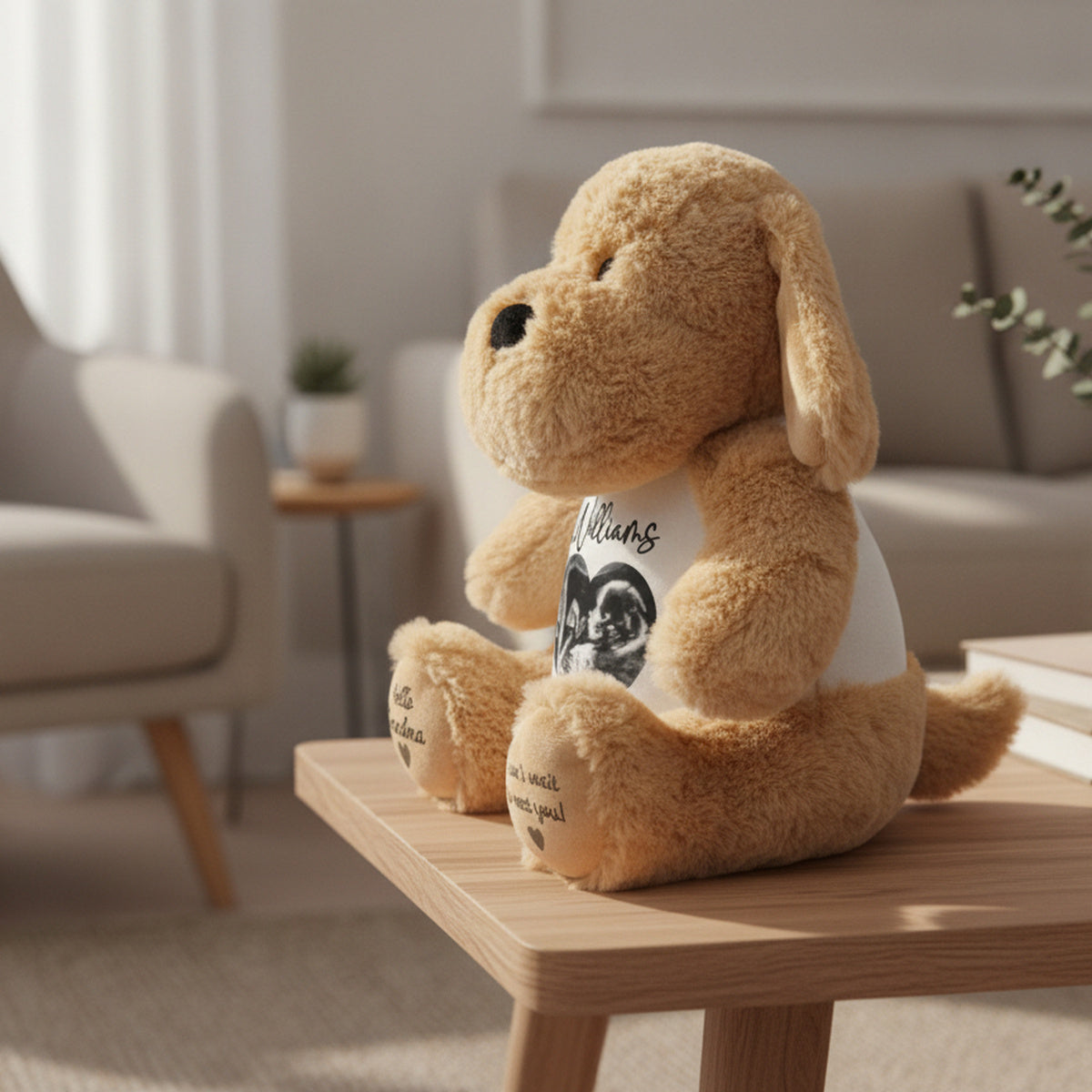 dog teddy personalised teddy bear