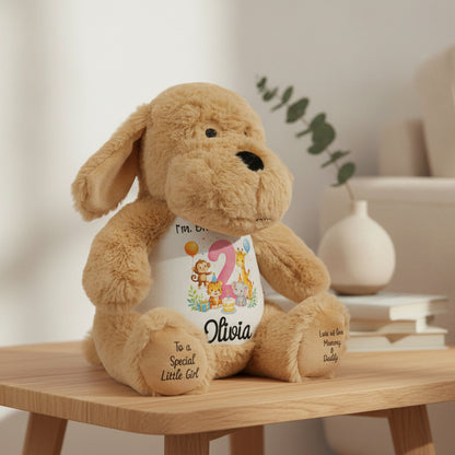 dog teddy personalised teddy bear