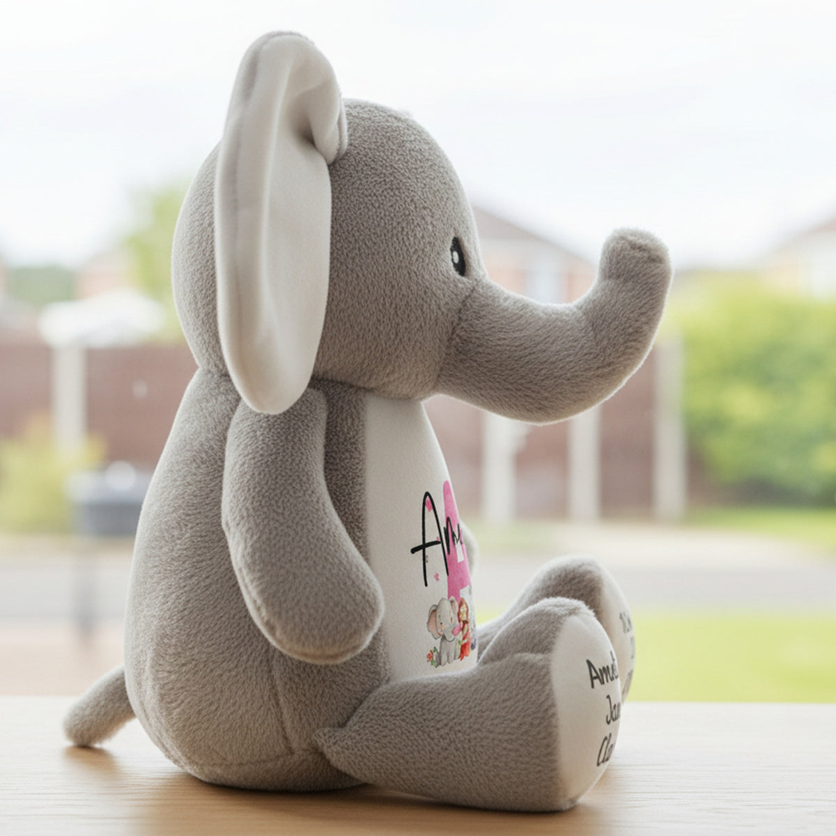 elephant teddy personalised teddy bear