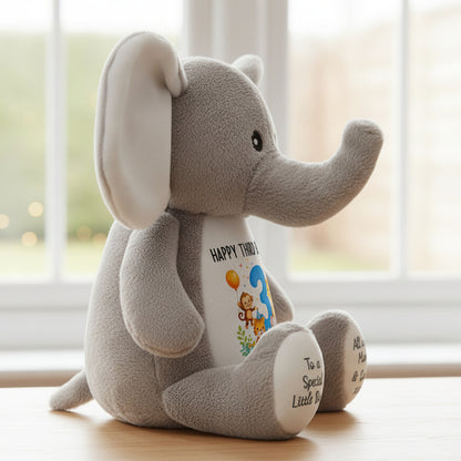 elephant teddy personalised teddy bear