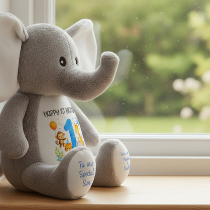 elephant teddy personalised teddy bear