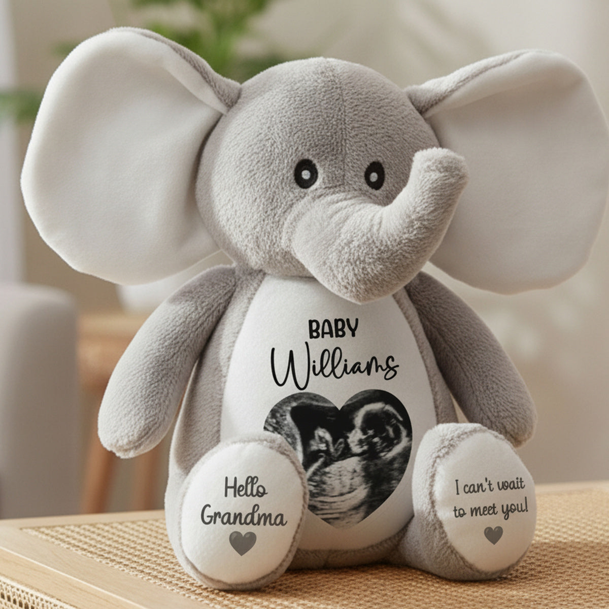 elephant teddy personalised teddy bear