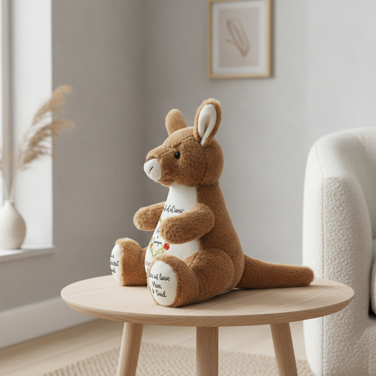 kangaroo teddy personalised teddy bear