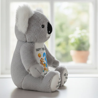 koala teddy personalised teddy bear