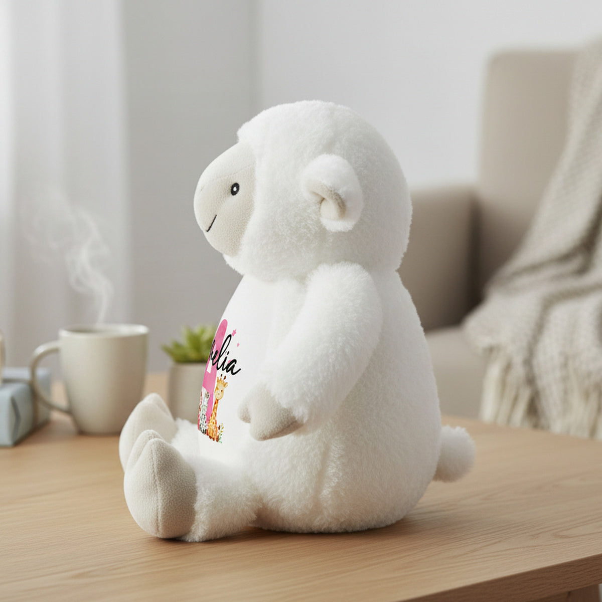 lamb teddy personalised teddy bear