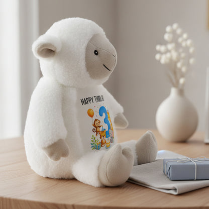 lamb teddy personalised teddy bear