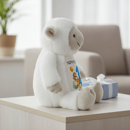 lamb teddy personalised teddy bear