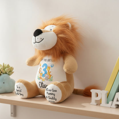 lion teddy personalised teddy bear