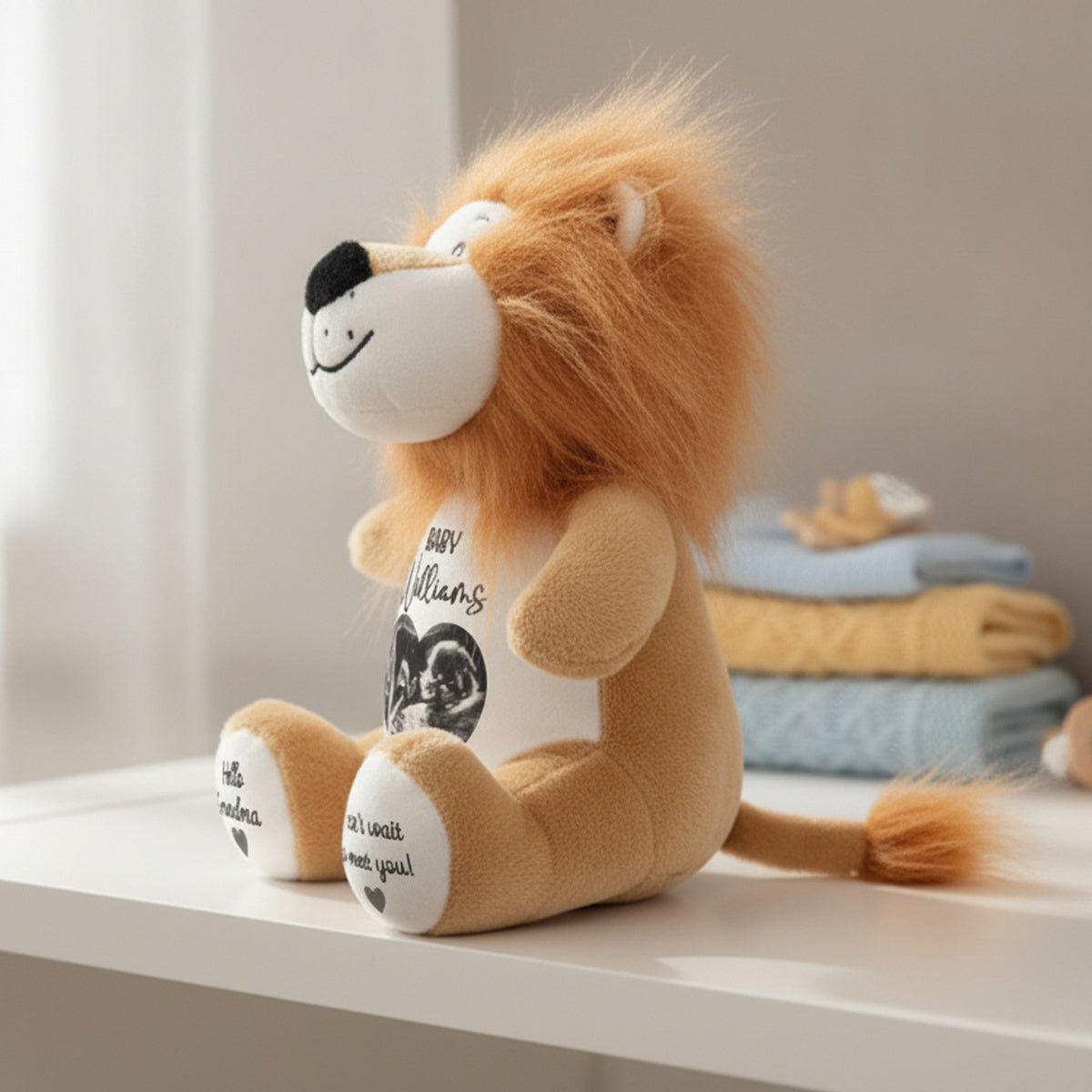 lion teddy personalised teddy bear