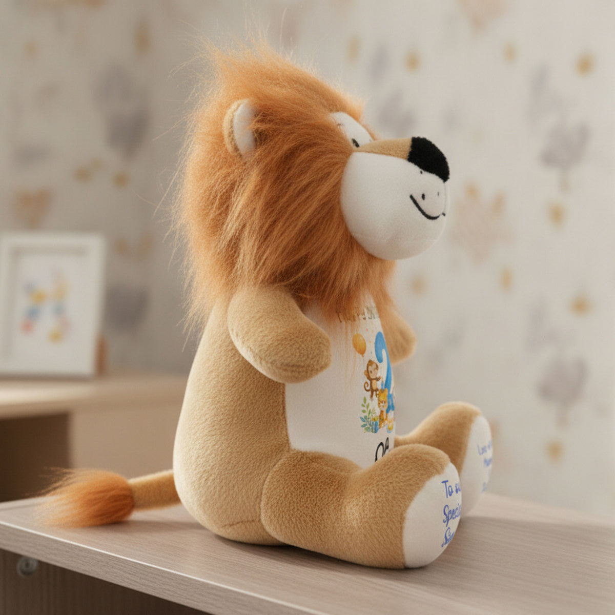 lion teddy personalised teddy bear
