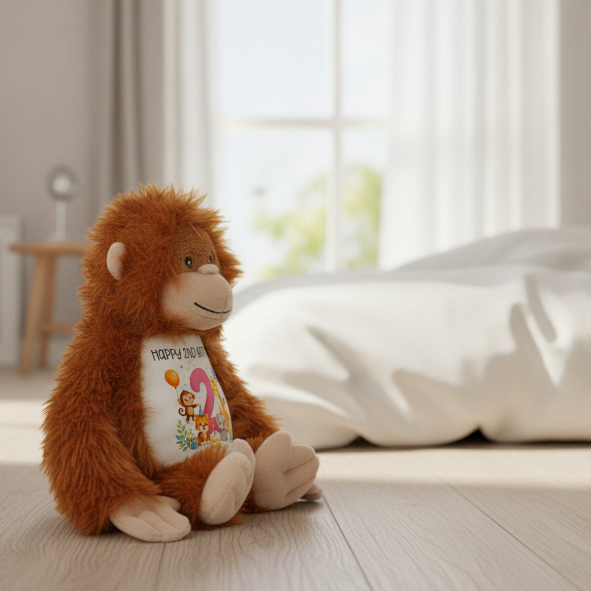 orangutan teddy personalised teddy bear