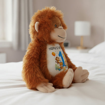 orangutan teddy personalised teddy bear