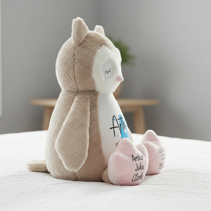 owl teddy personalised teddy bear