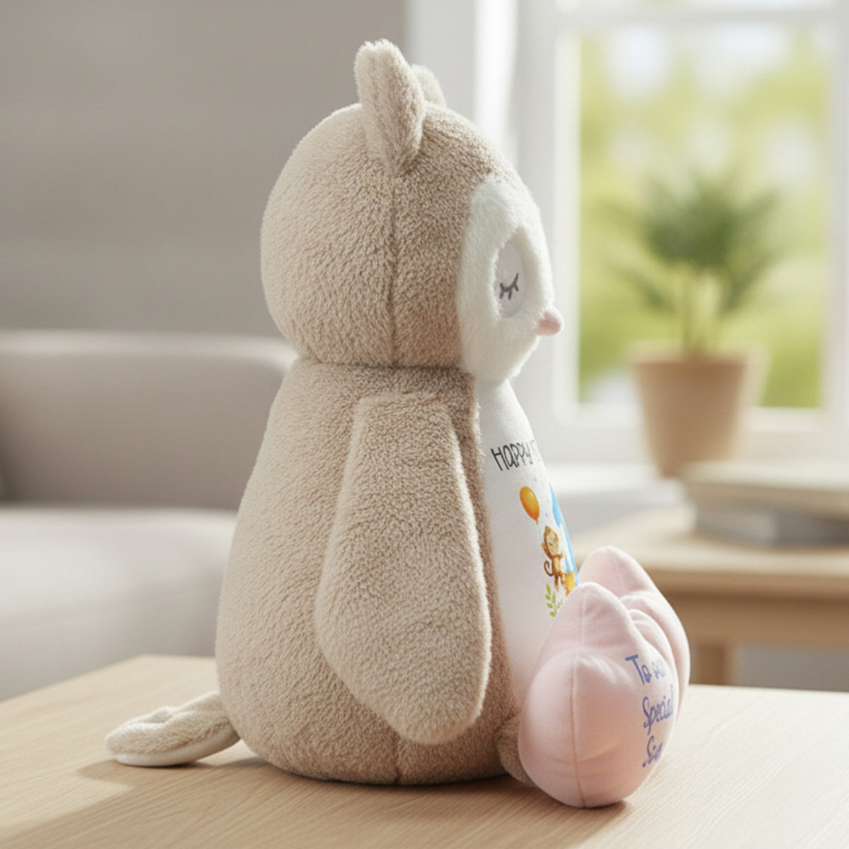 owl teddy personalised teddy bear