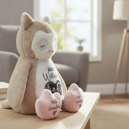 owl teddy personalised teddy bear
