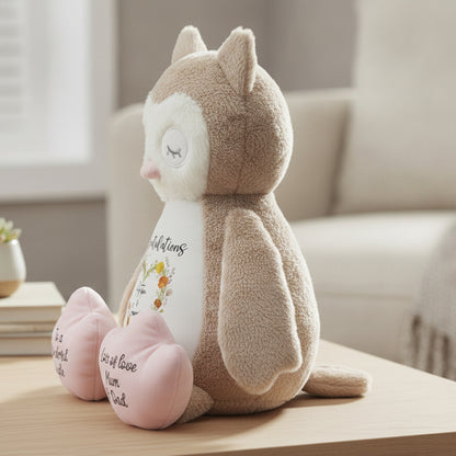 owl teddy personalised teddy bear
