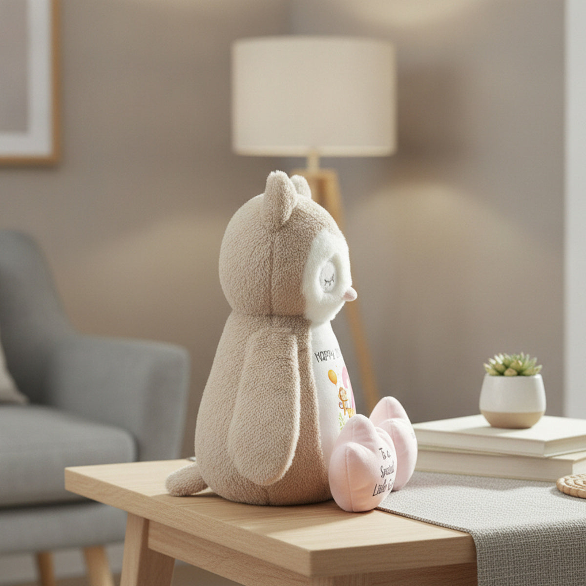 owl teddy personalised teddy bear