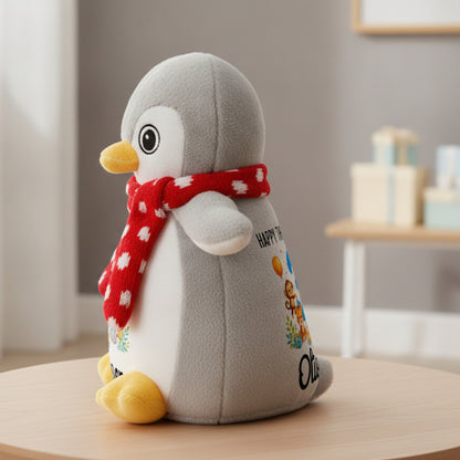 penguin teddy personalised teddy bear