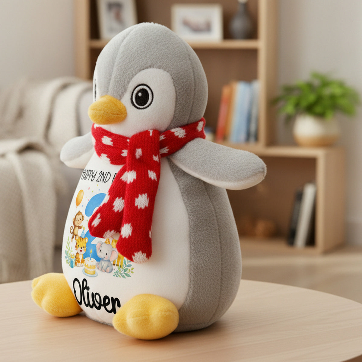 penguin teddy personalised teddy bear