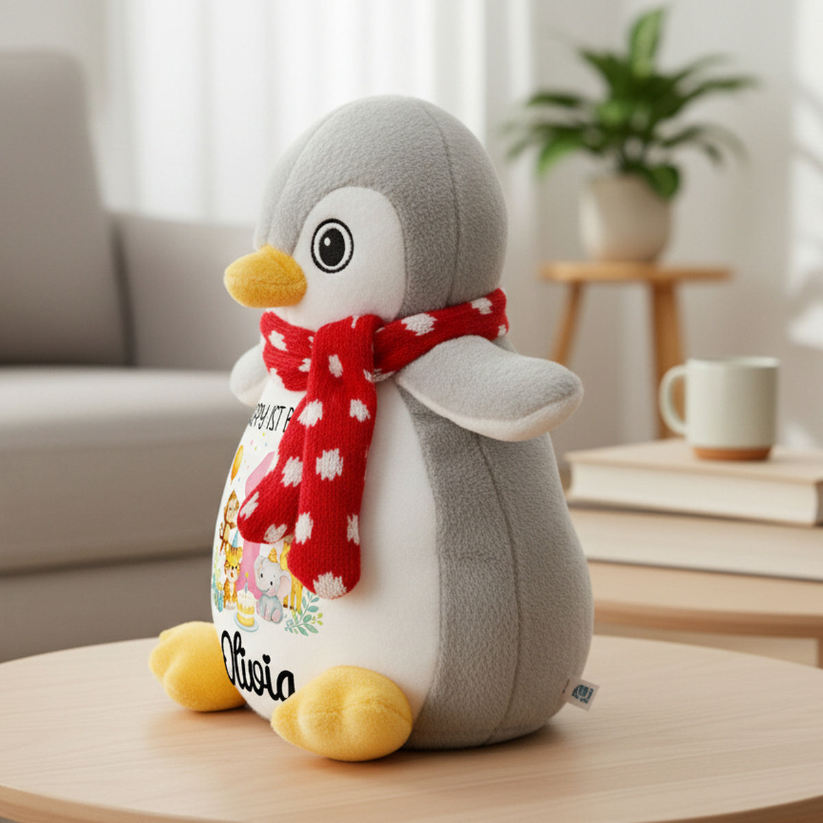 penguin teddy personalised teddy bear