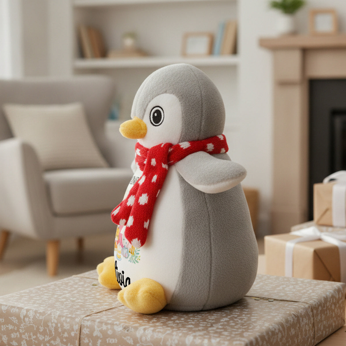 penguin teddy personalised teddy bear