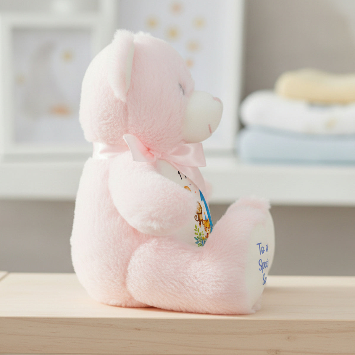 pink teddy bear personalised teddy bear