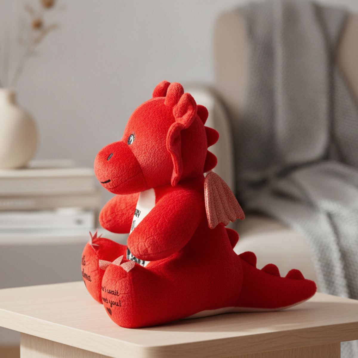 Personalised Pregnancy Reveal Baby Scan Photo Teddy Bear