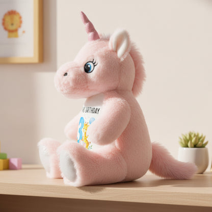 unicorn teddy personalised teddy bear