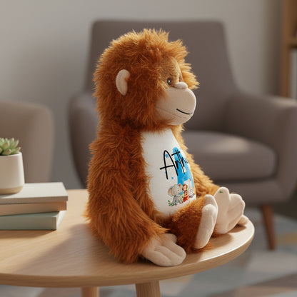 orangutan teddy personalised teddy bear