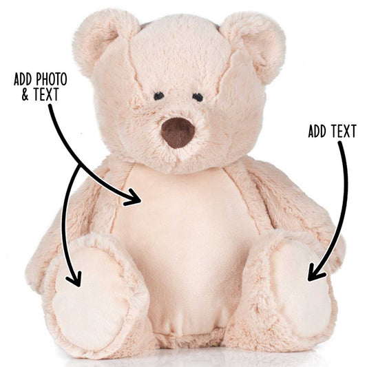 Personalised Large Brown Teddy Bear