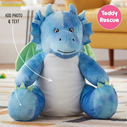 Personalised Large Dragon Teddy Bear