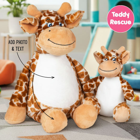 Personalised Large Giraffe Teddy Bear