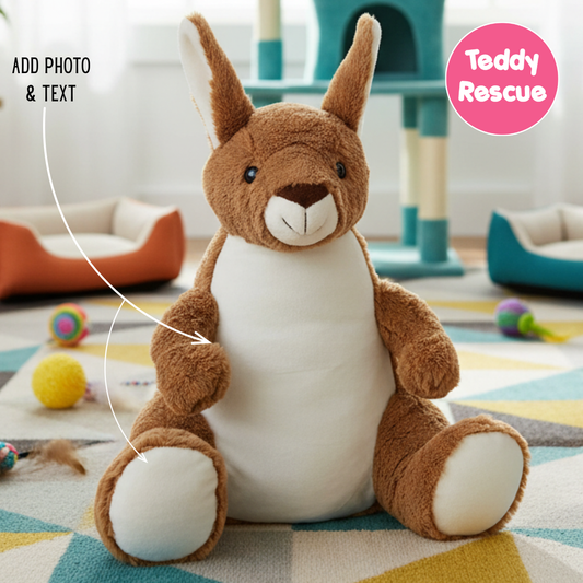 Personalised Large Kangaroo Teddy Bear