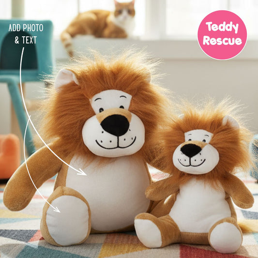 Personalised Large Lion Teddy Bear