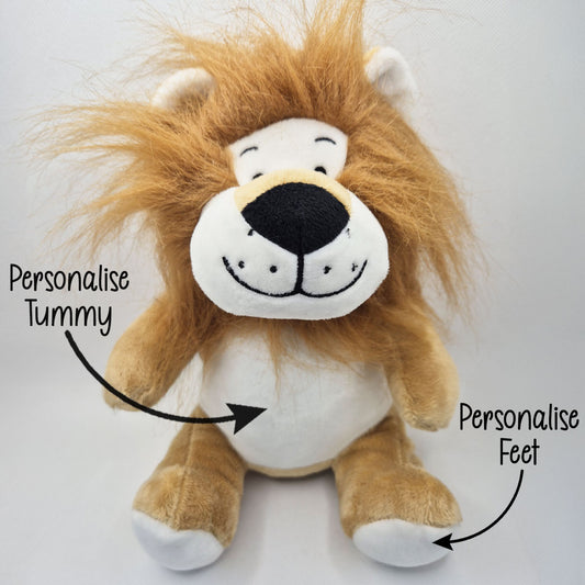 Design a Personalised Lion Teddy – Add Your Photo, Name or Message