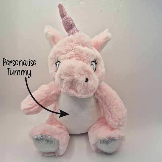 Design a Personalised Unicorn Teddy – Add Your Photo, Name or Message