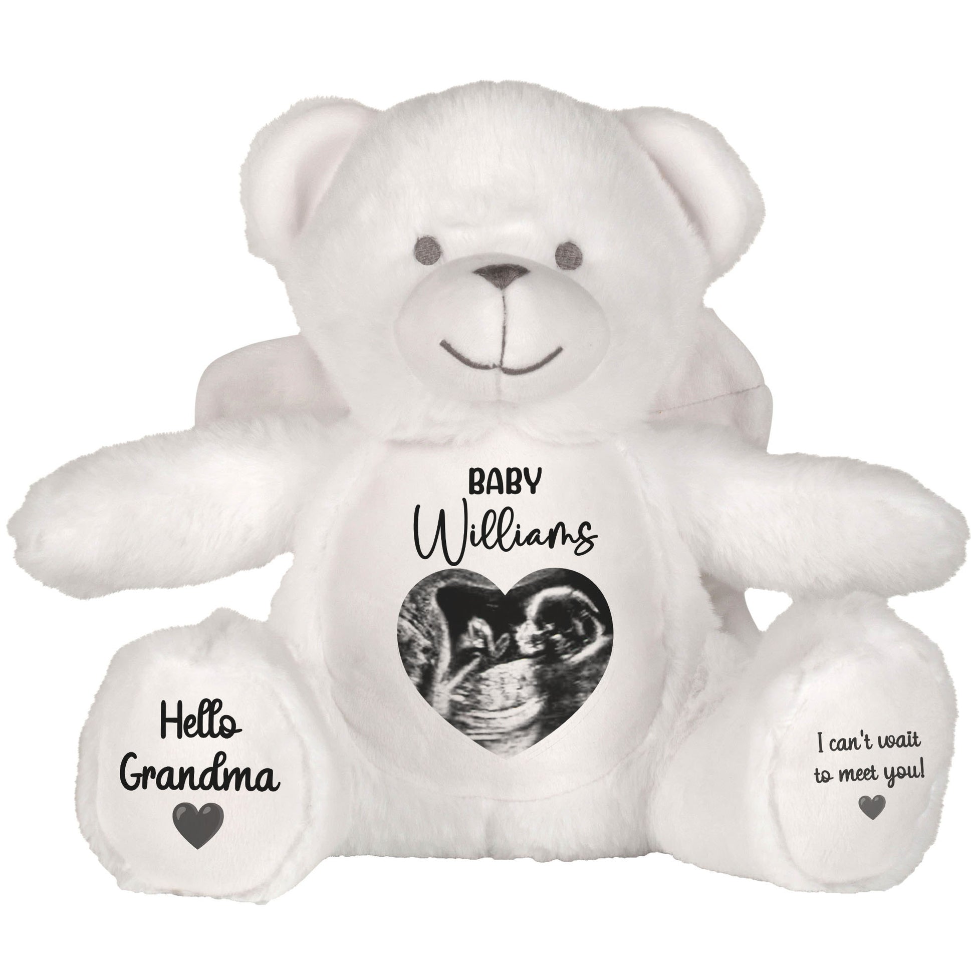 angel bear teddy personalised teddy bear