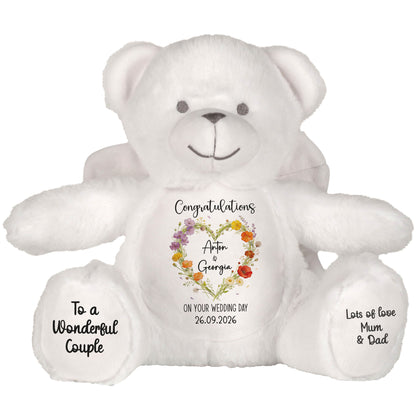 angel bear teddy personalised teddy bear